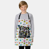 All-over Print Apron Schort (Gedragen)
