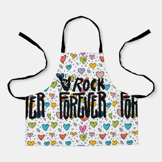 All-over Print Apron Schort (Voorkant)