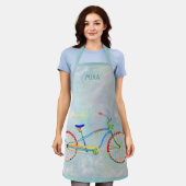 All-over Print Apron Schort (Gedragen)