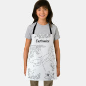 All-over Print Apron Schort (Insitu)