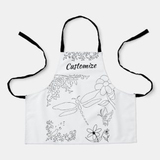 All-over Print Apron Schort