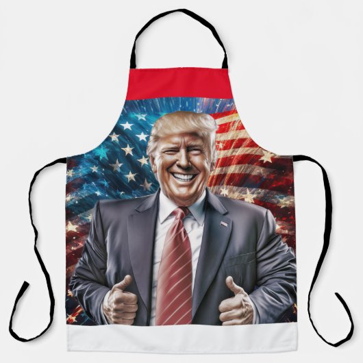 All-over Print Apron Schort (Voorkant)