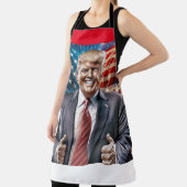 All-over Print Apron Schort (Insitu)