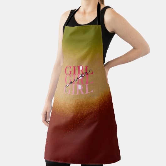 All-over Print Apron Schort (Insitu)