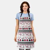 All-over Print Apron Schort (Gedragen)