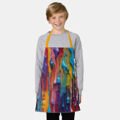 All-over Print Apron Schort (Gedragen)