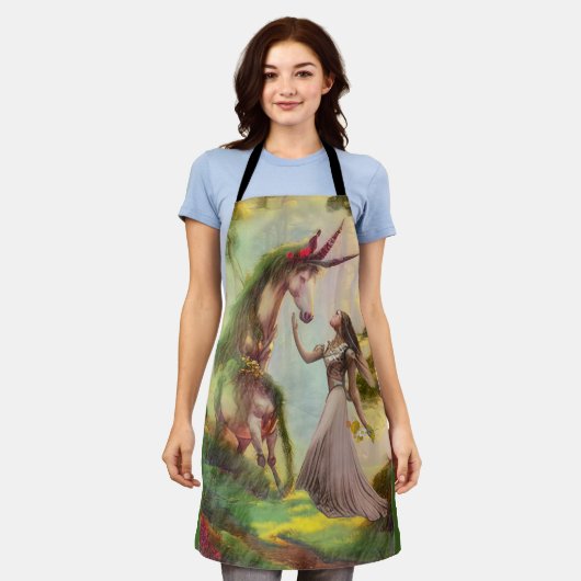 All-over Print Apron Schort (Gedragen)