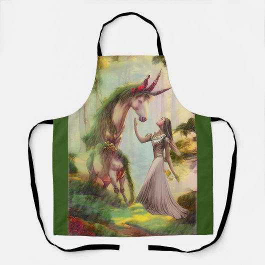 All-over Print Apron Schort (Voorkant)