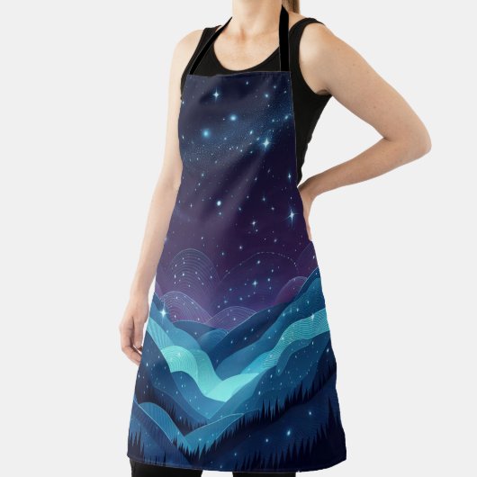 All-over Print Apron Schort (Insitu)
