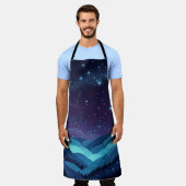 All-over Print Apron Schort (Gedragen)