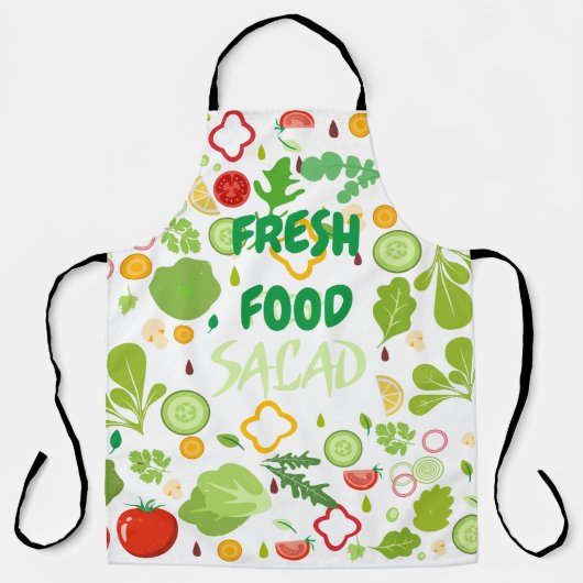 All-over Print Apron Schort (Voorkant)