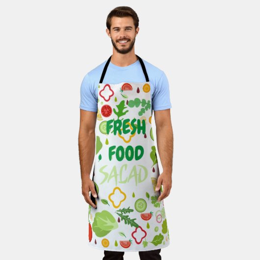 All-over Print Apron Schort (Gedragen)