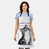 All-over Print Apron Schort (Gedragen)