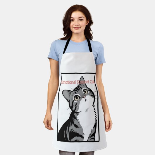 All-over Print Apron Schort (Gedragen)