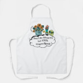 All-Over Print Apron Schort (Voorkant)