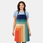 All-over Print Apron Schort (Gedragen)
