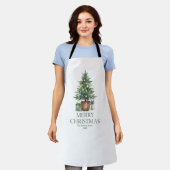 All-Over Print Apron Schort (Gedragen)