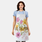 All-Over Print Apron Schort (Gedragen)