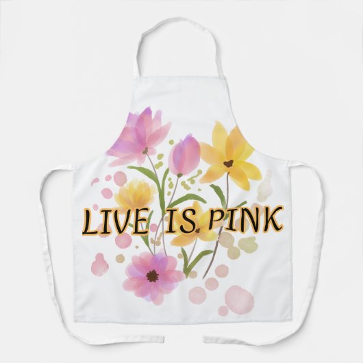 All-Over Print Apron Schort (Voorkant)