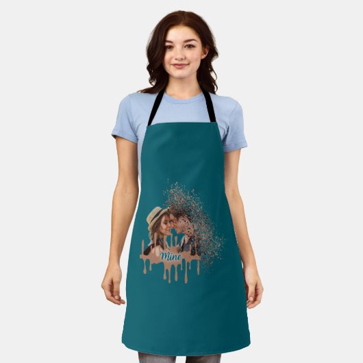 All-over Print Apron Schort (Gedragen)