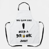 All-over Print Apron Schort (Voorkant)