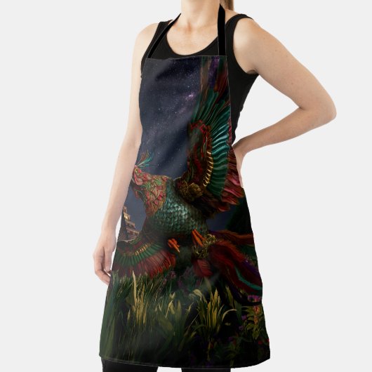 All-Over Print Apron Schort (Insitu)