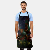 All-Over Print Apron Schort (Gedragen)