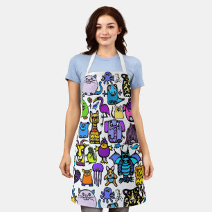 All-over Print Apron Schort