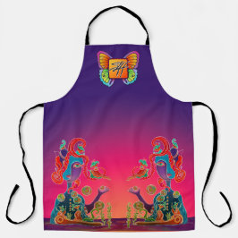 All-over Print Apron Schort