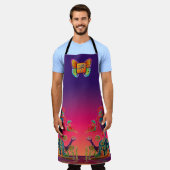 All-over Print Apron Schort (Gedragen)