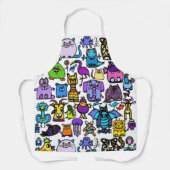 All-over Print Apron Schort (Voorkant)