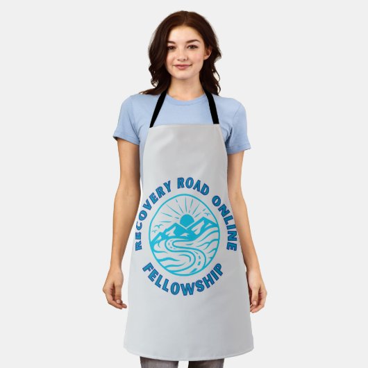 All-over Print Apron Schort (Gedragen)