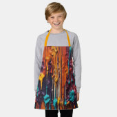 All-over Print Apron Schort (Gedragen)