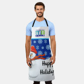 All-Over Print Apron Schort (Gedragen)