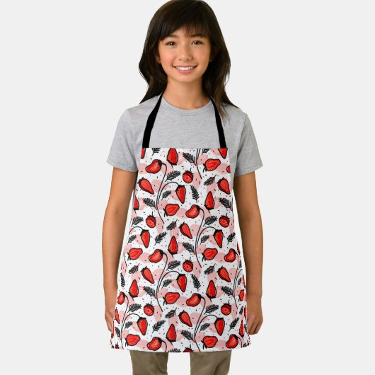 All-over Print Apron Schort (Insitu)