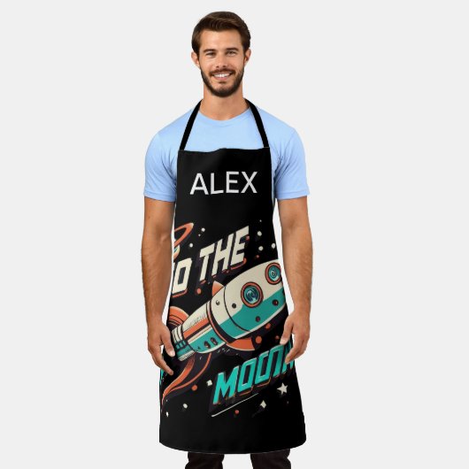 All-over Print Apron Schort (Gedragen)