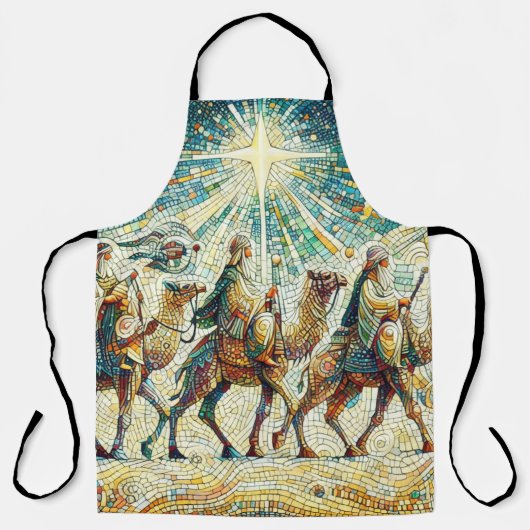 All-over Print Apron Schort (Voorkant)