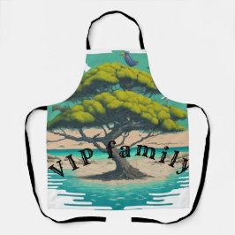 All-over Print Apron Schort