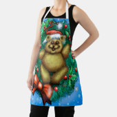 All-over Print Apron Schort (Insitu)