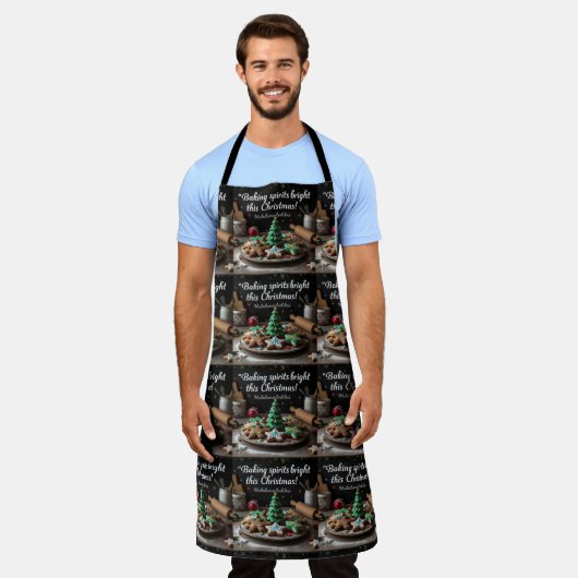 All-over Print Apron Schort (Gedragen)