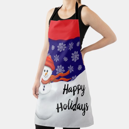 All-Over Print Apron Schort (Insitu)