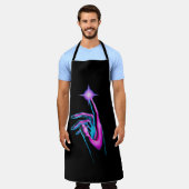 All-Over Print Apron Schort (Gedragen)