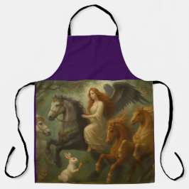 All-Over Print Apron Schort