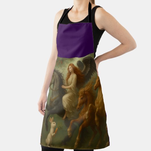 All-Over Print Apron Schort (Insitu)