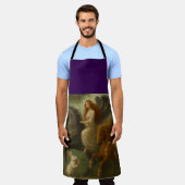 All-Over Print Apron Schort (Gedragen)