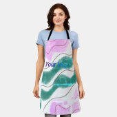 All-over Print Apron Schort (Gedragen)