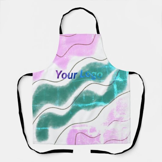 All-over Print Apron Schort (Voorkant)
