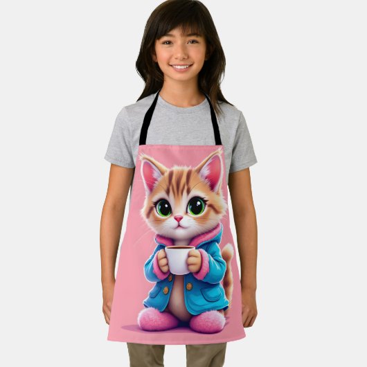 All-over Print Apron Schort (Insitu)