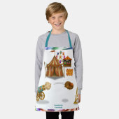 All-Over Print Apron Schort (Gedragen)