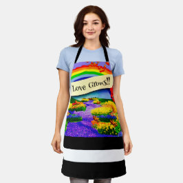 All-over Print Apron Schort